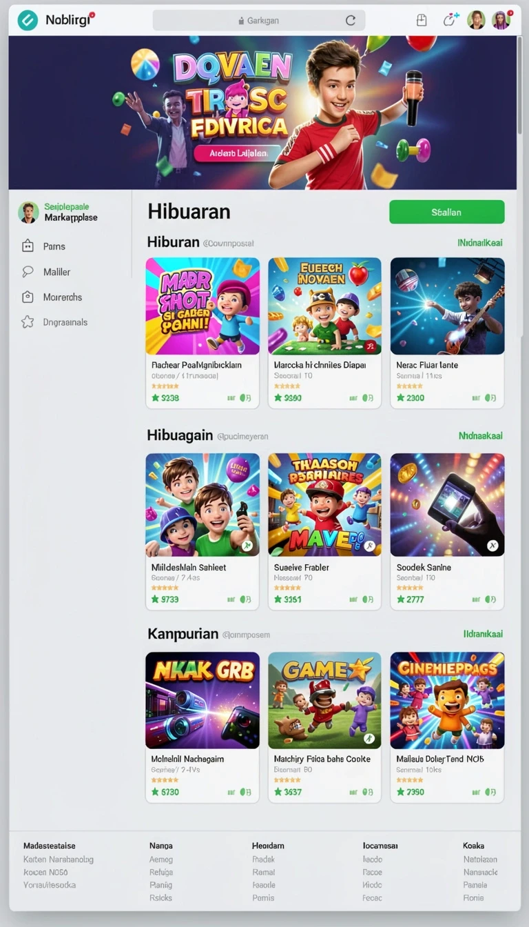 365zk - Tangkapan layar memperlihatkan menu utama yang intuitif.