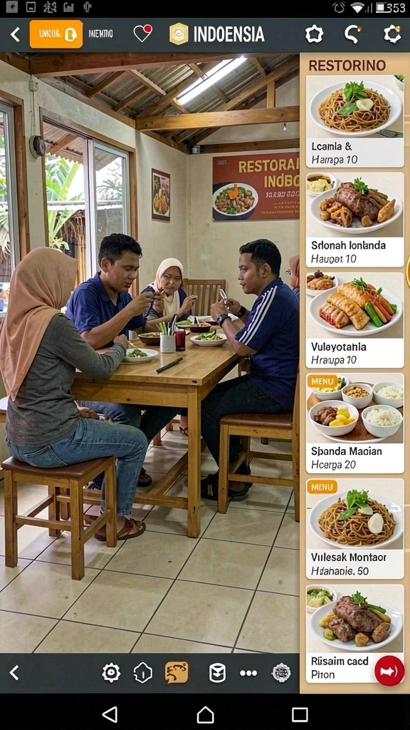 a200m - Tangkapan layar menampilkan grafis menawan A200M.