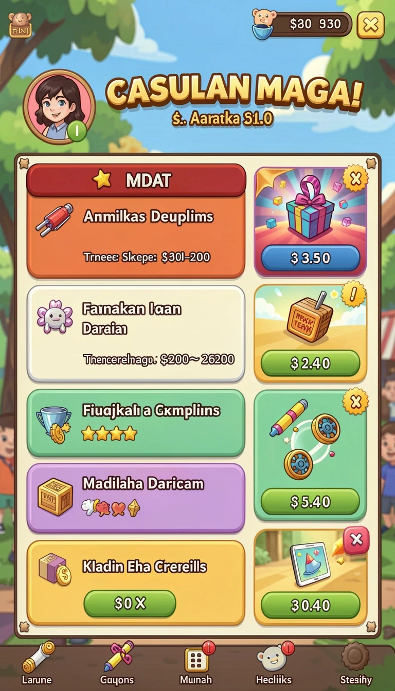 ollo4d - Gambaran gameplay yang seru dengan aksi karakter yang dinamis.