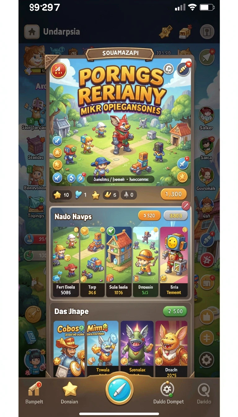 ollo4d - Screenshot momen menegangkan saat menghadapi musuh dalam game.