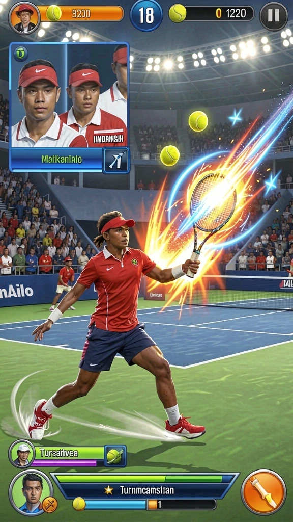 rprr - Screenshot menunjukkan fitur multiplayer saat pemain berkolaborasi.